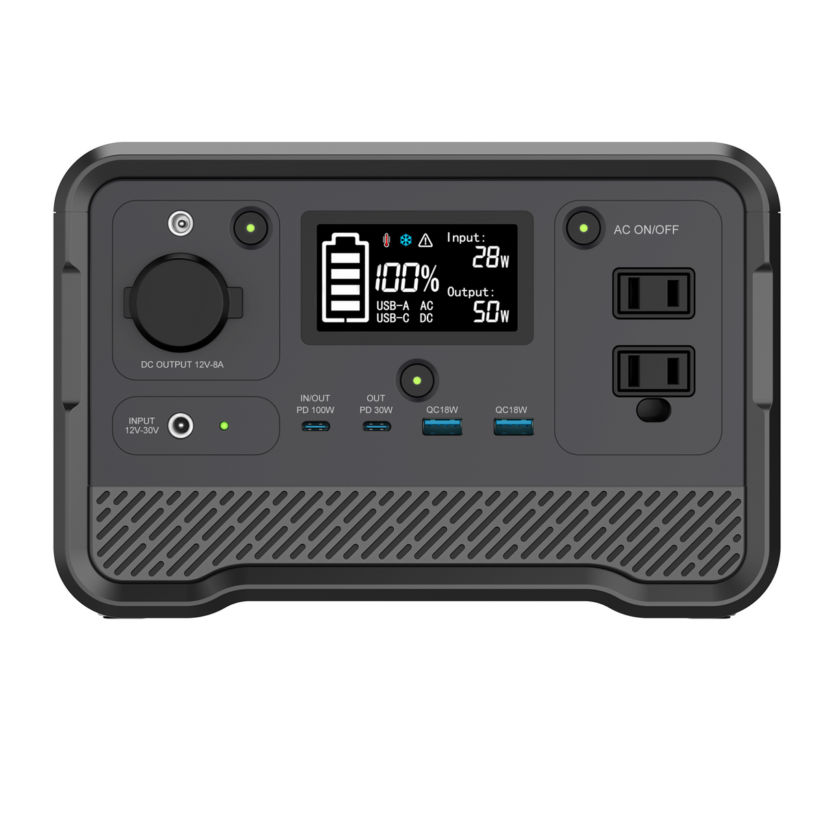 DPS-350D Portable Power Station | 297.6Wh LiFePO4 Battery, 350W AC Output