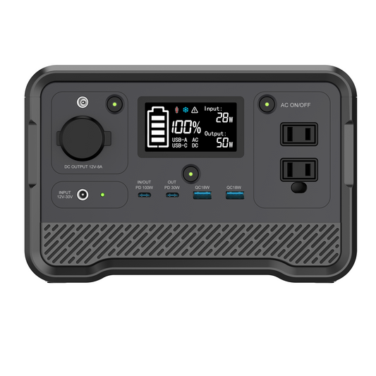 DPS-350D Portable Power Station | 297.6Wh LiFePO4 Battery, 350W AC Output