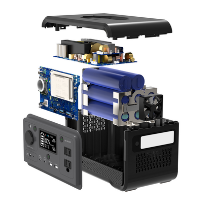 DPS-350D Portable Power Station | 297.6Wh LiFePO4 Battery, 350W AC Output