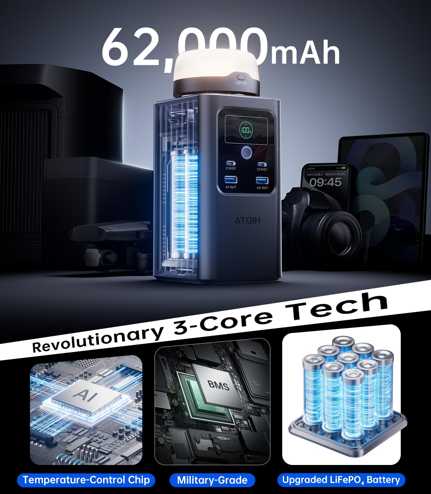 2025 Latest Portable Power Station – Major Upgrade with 30-Day Free Trial